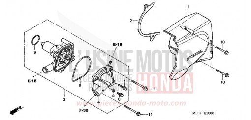 WATER PUMP CBF5004 de 2004